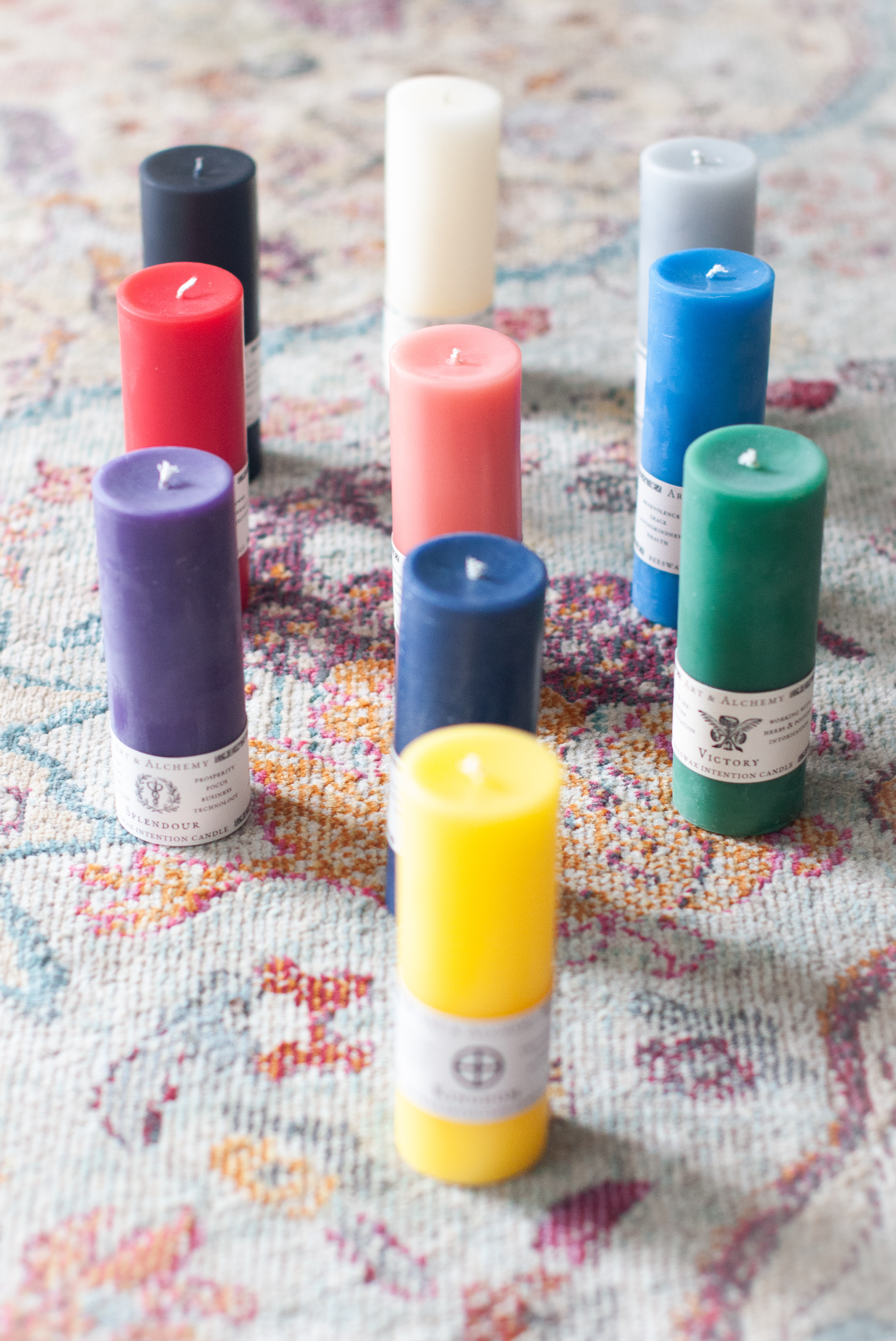 FOUNDATION Beeswax Intention Candle STAR + SPLENDOR