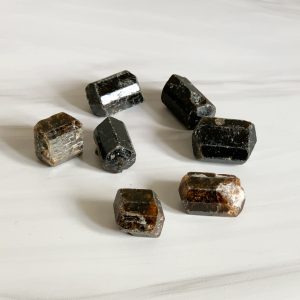 Dravite, rootbeer tourmaline, for aura fortification & energetic protection