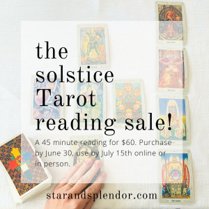 Solstice Tarot Sale - through June 30