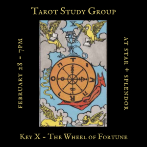 Tarot Study Group: The Wheel of Fortune - February 28