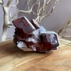 Red calcite for vitality & enjoyment of the senses