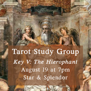 Tarot Study Group: The Hierophant - August 19
