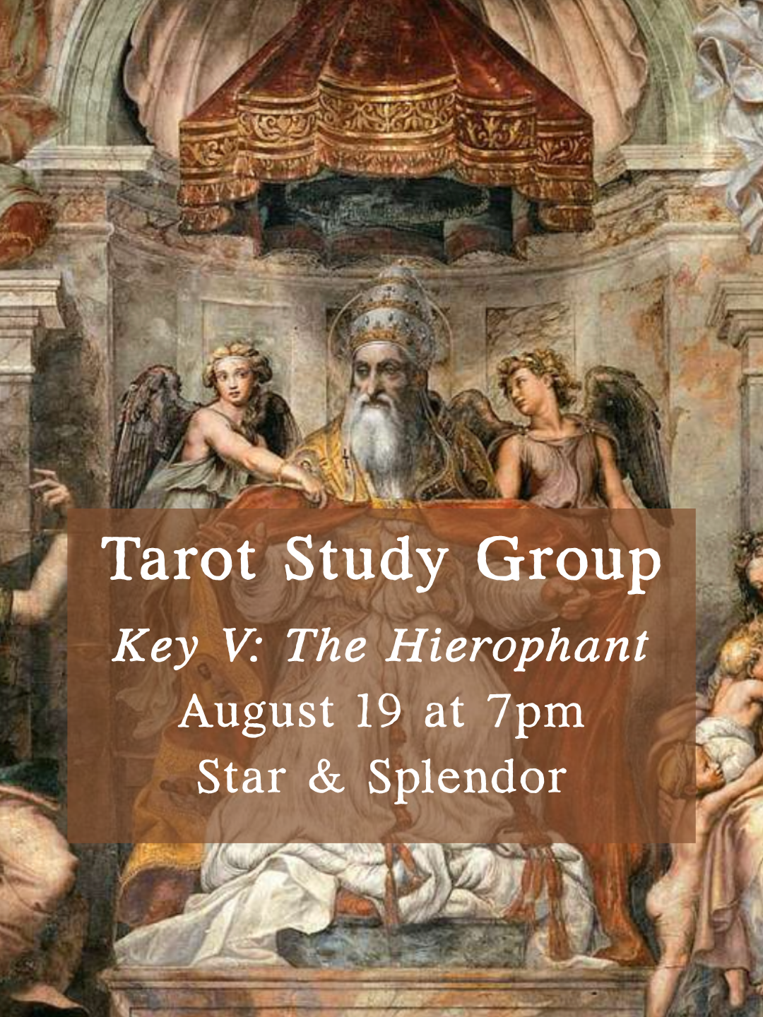Tarot Study Group: The Hierophant - August 19